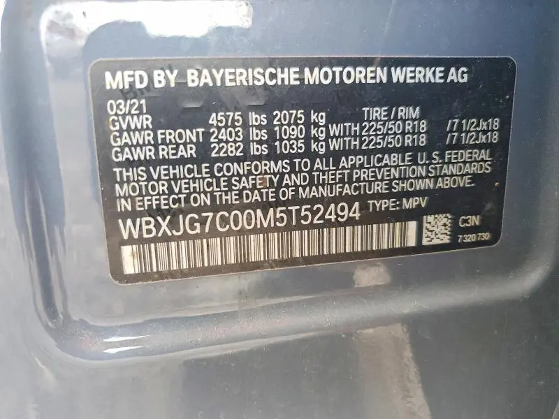 2021 BMW X1 SDRIVE28I  