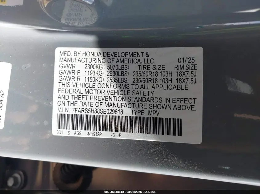 2025 HONDA CR-V HYBRID SPORT-L
