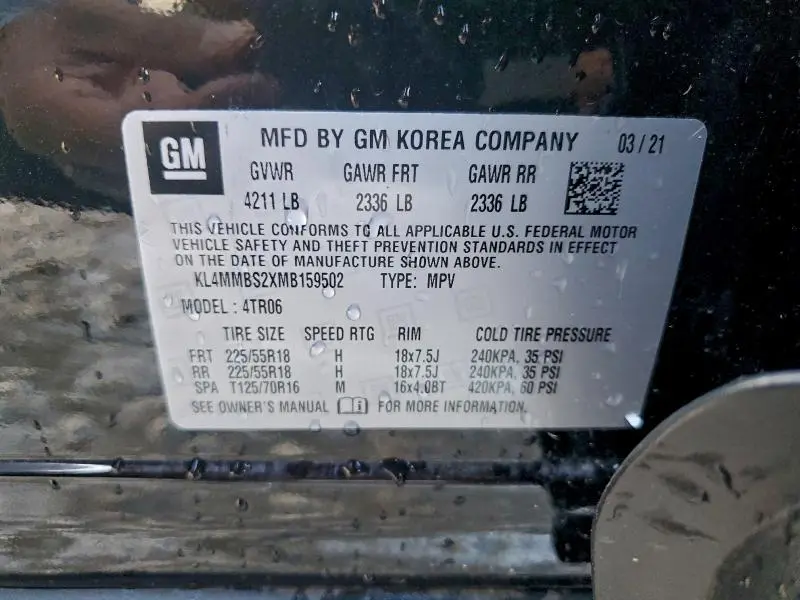 2021 BUICK ENCORE GX PREFERRED  