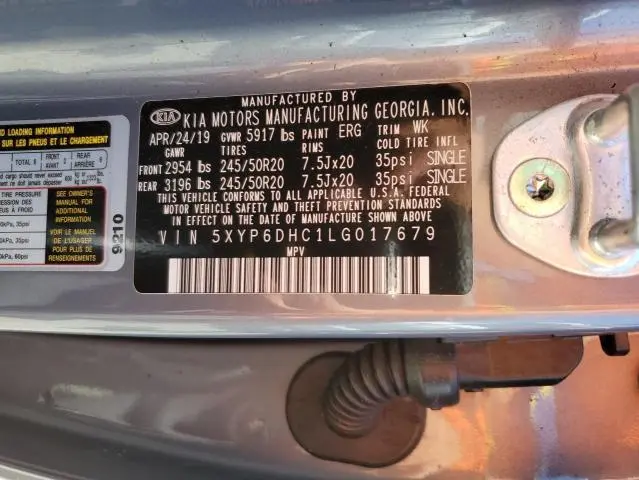 2020 KIA TELLURIDE S  