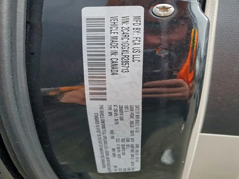 2020 CHRYSLER PACIFICA LIMITED  