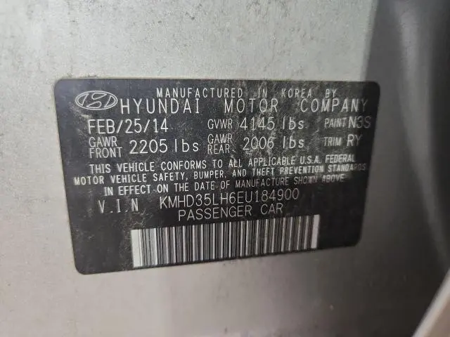 2014 HYUNDAI ELANTRA GT   