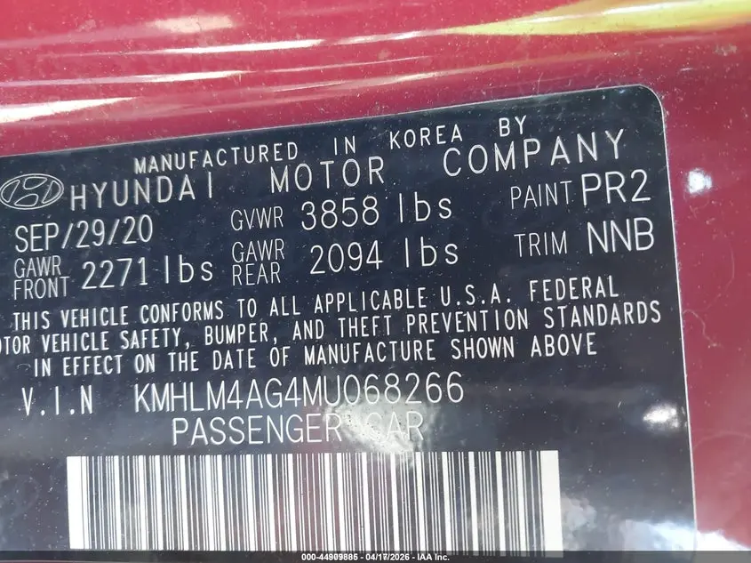 2021 HYUNDAI ELANTRA SEL