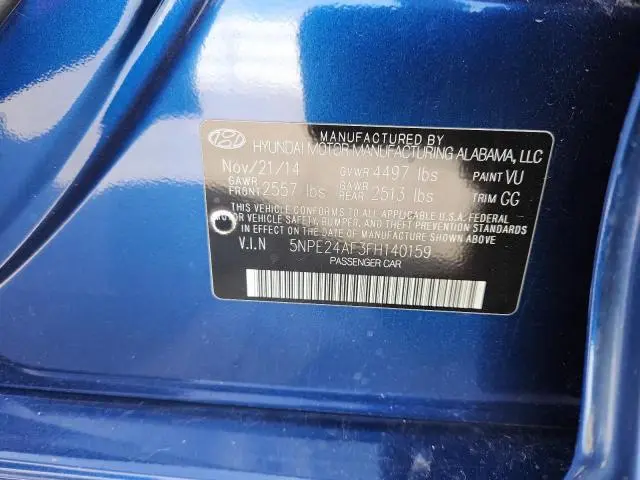 2015 HYUNDAI SONATA SE  