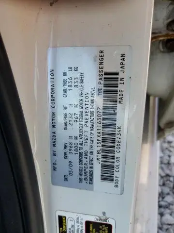 2010 MAZDA 3 I  