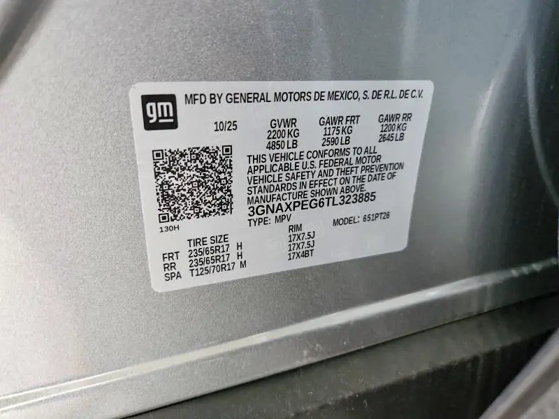 2026 CHEVROLET EQUINOX   