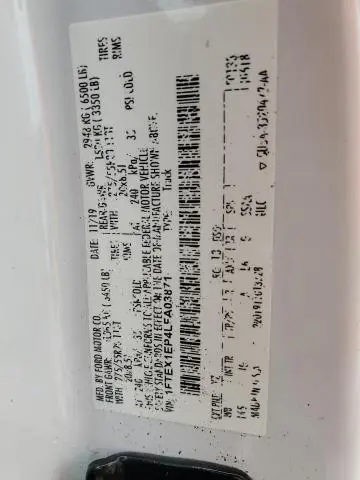 2020 FORD F150 SUPER CAB  