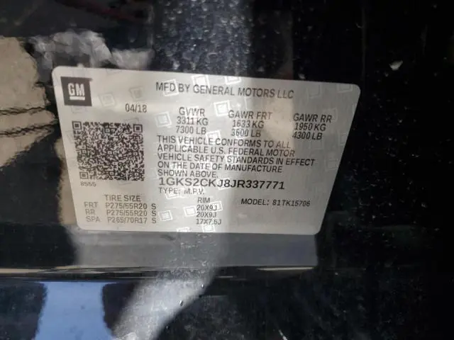 2018 GMC YUKON DENALI  