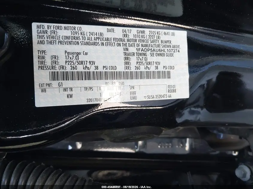 2017 FORD C-MAX HYBRID SE