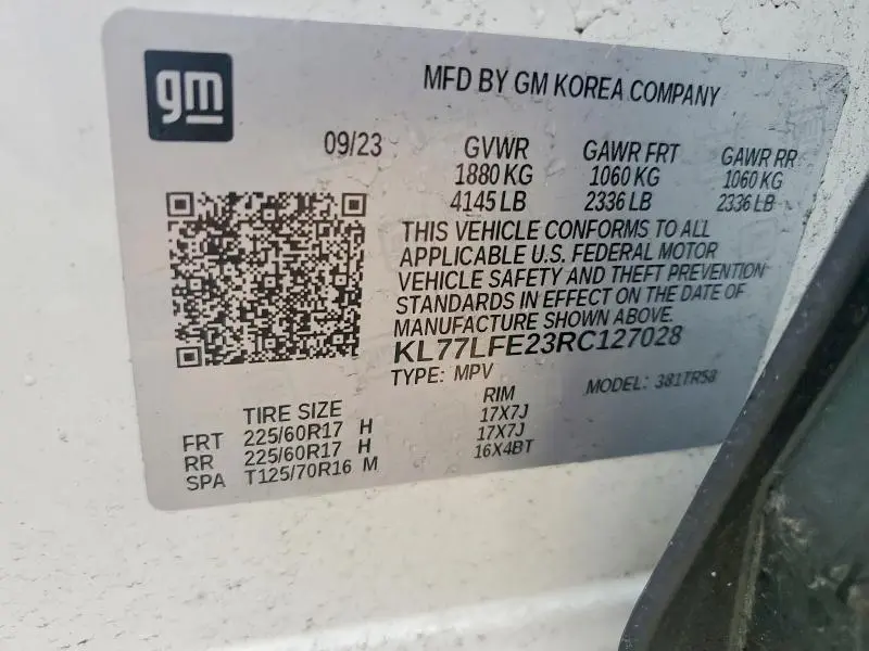 2024 CHEVROLET TRAX LS  