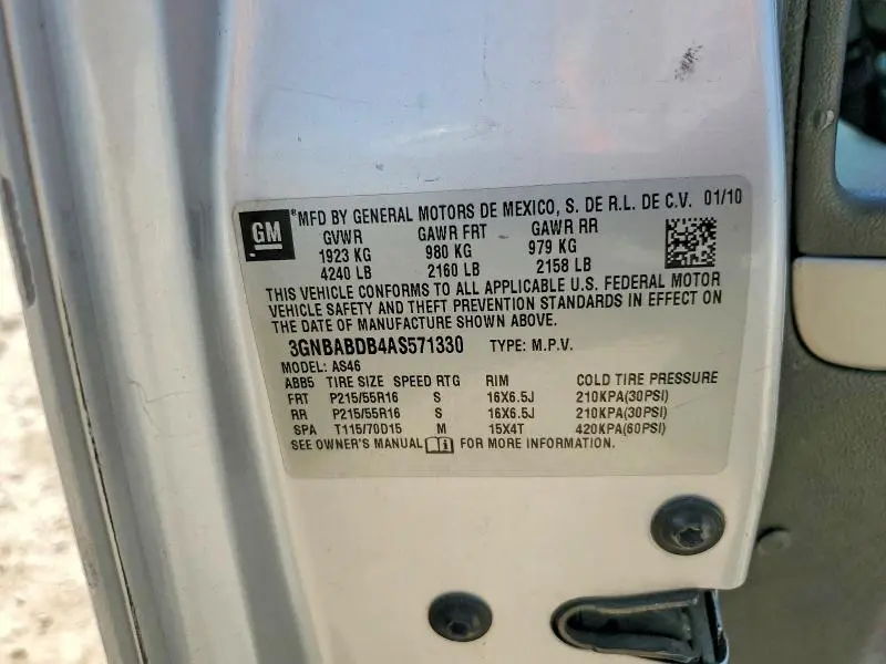 2010 CHEVROLET HHR LT  