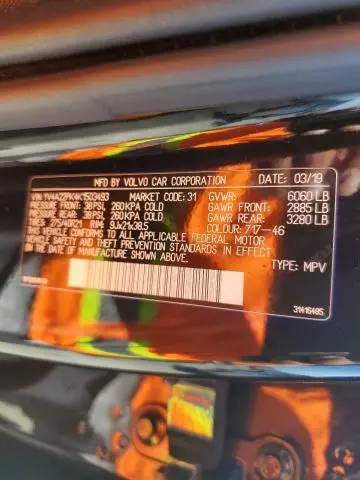 2019 VOLVO XC90 T6 MOMENTUM  