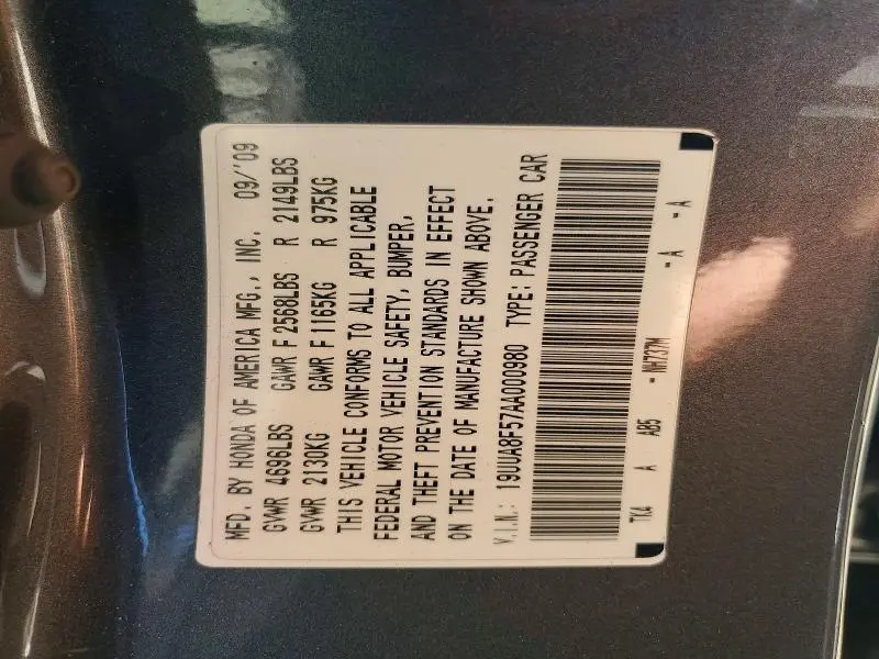 2010 ACURA TL   