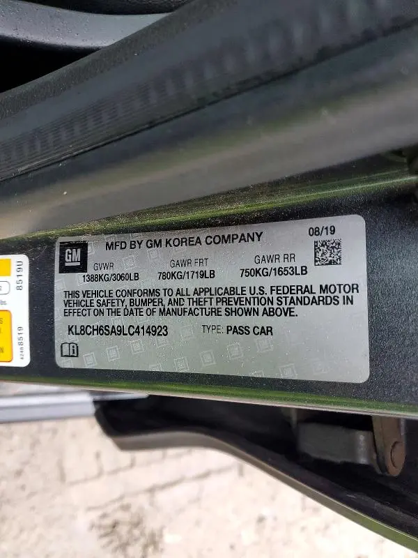 2020 CHEVROLET SPARK ACTIV  