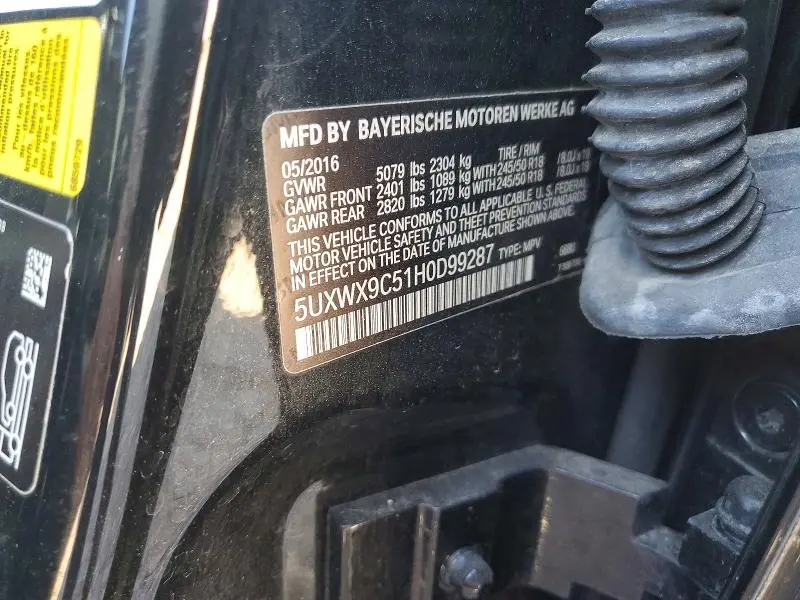 2017 BMW X3 XDRIVE28I  