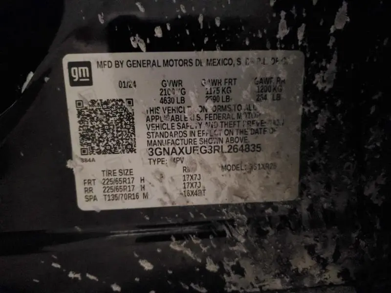 2024 CHEVROLET EQUINOX LT  