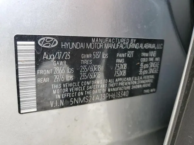 2023 HYUNDAI SANTA FE SEL  