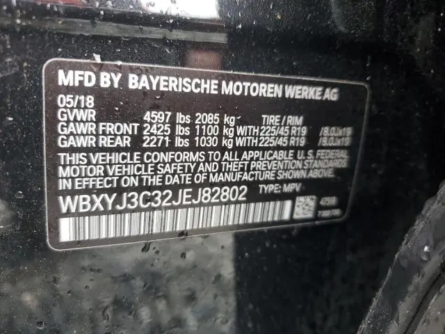 2018 BMW X2 SDRIVE28I