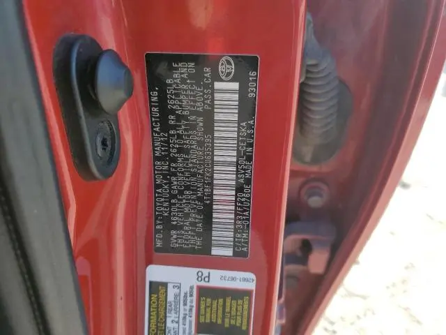 2012 TOYOTA CAMRY BASE  