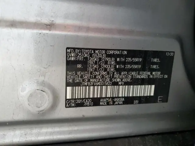 2021 TOYOTA RAV4 PRIME XSE  