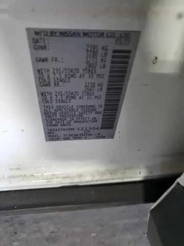 2022 NISSAN MURANO SV  