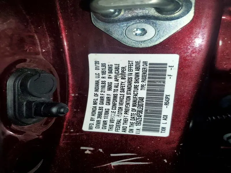 2020 HONDA INSIGHT EX  