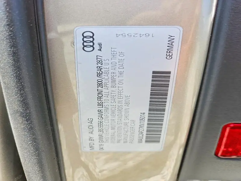 2019 AUDI A6 PREMIUM PLUS  