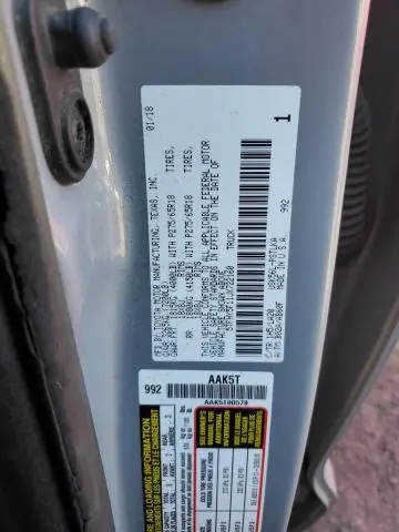 2018 TOYOTA TUNDRA CREWMAX LIMITED  