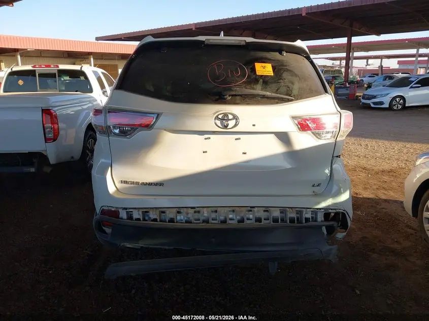 2015 TOYOTA HIGHLANDER LE PLUS V6