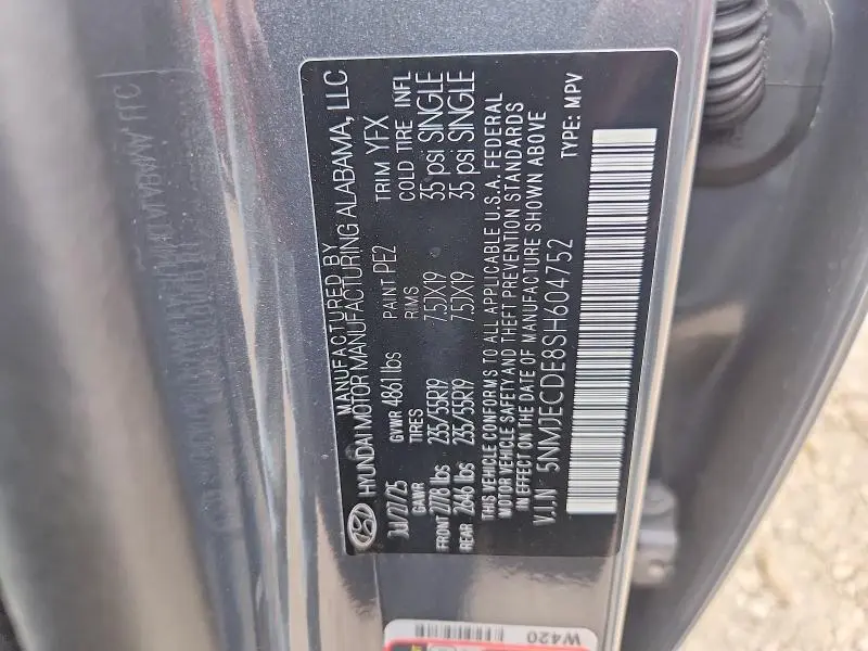 2025 HYUNDAI TUCSON LIMITED  