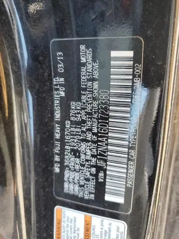 2013 TOYOTA SCION FR-S   