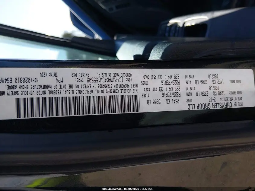 2012 JEEP LIBERTY SPORT