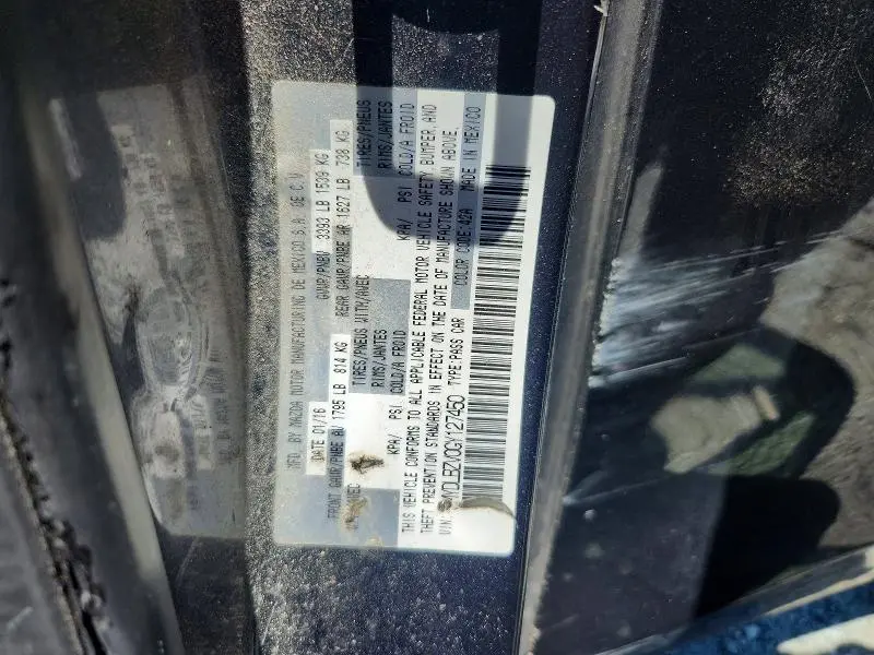 2016 SCION IA BASE  