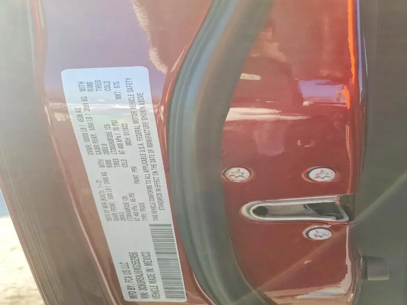 2021 RAM 2500 LARAMIE  