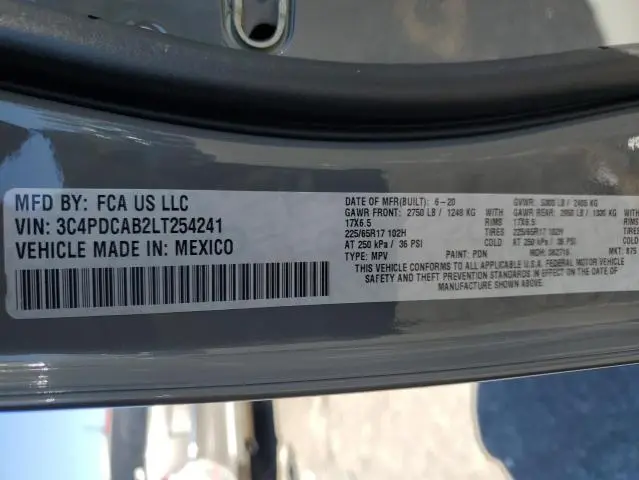 2020 DODGE JOURNEY SE