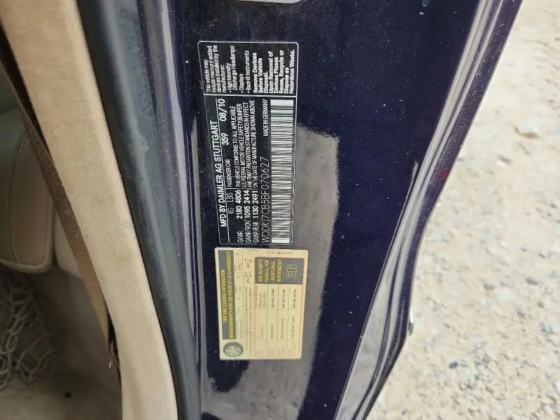 2011 MERCEDES-BENZ E 550  