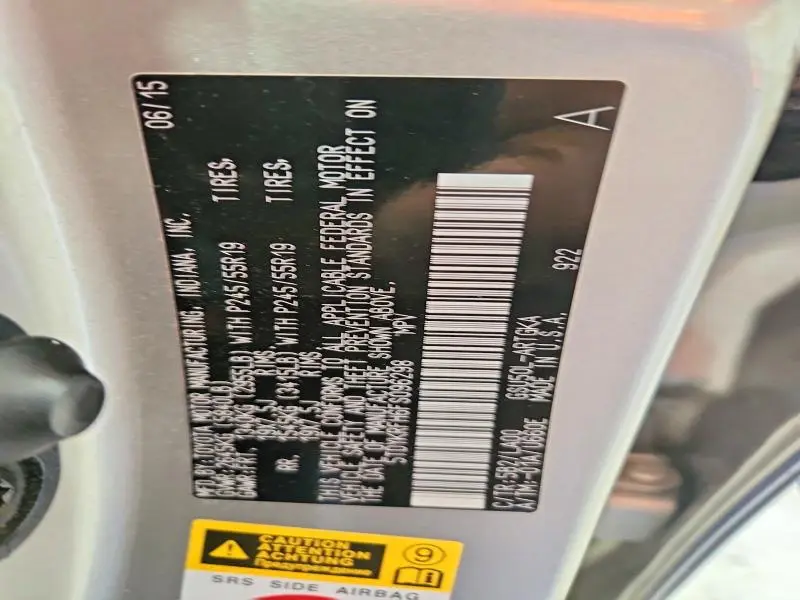 2015 TOYOTA HIGHLANDER LIMITED  