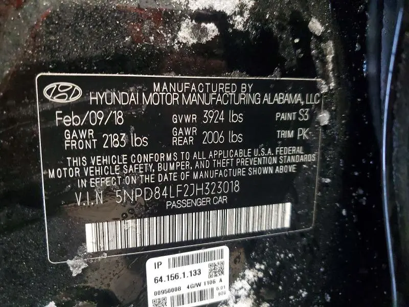 2018 HYUNDAI ELANTRA VALUE EDITION  