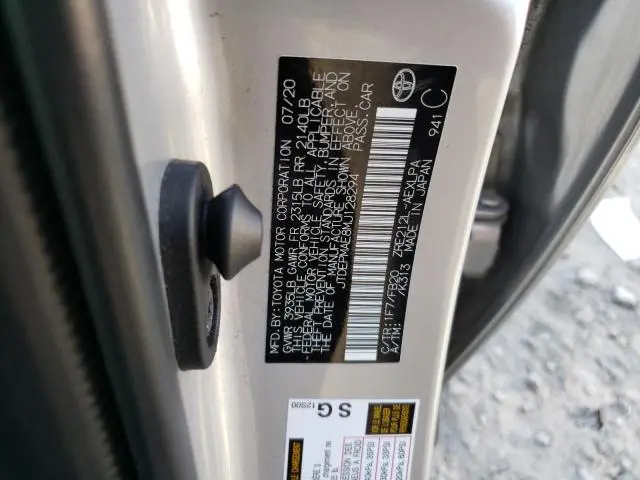 2021 TOYOTA COROLLA LE  