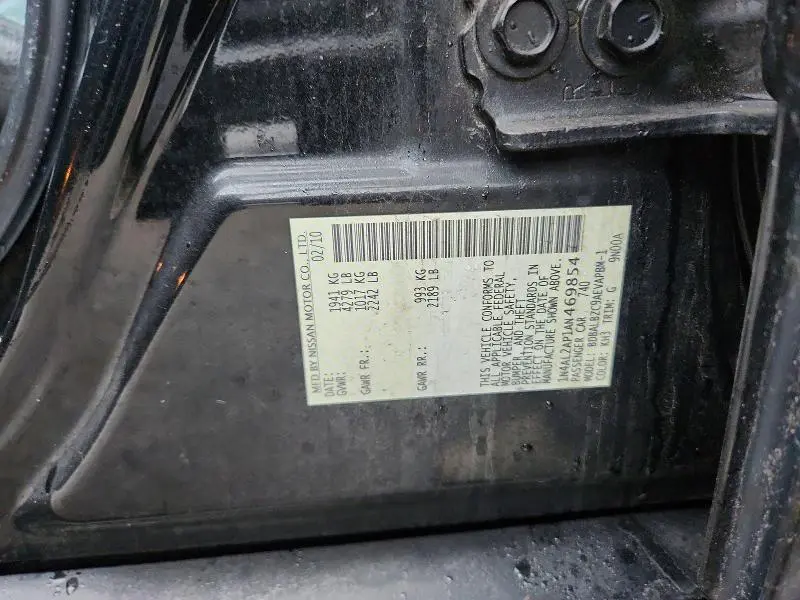 2010 NISSAN ALTIMA 2.5  