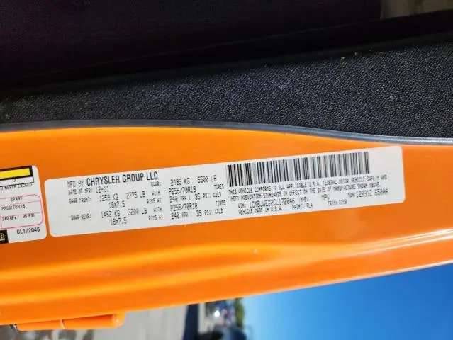 2012 JEEP WRANGLER UNLIMITED SAHARA  