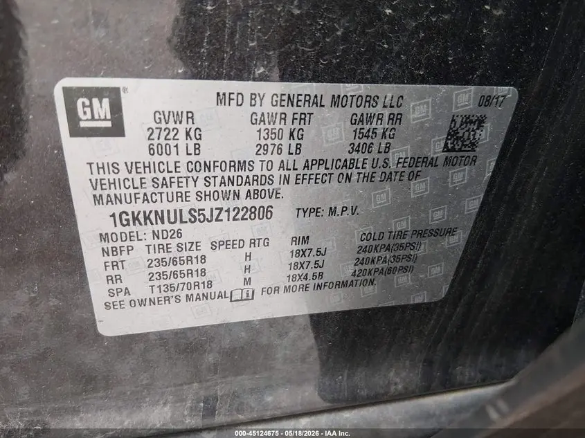 2018 GMC ACADIA SLT-1