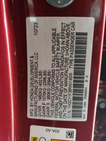 2024 HONDA ACCORD EX  
