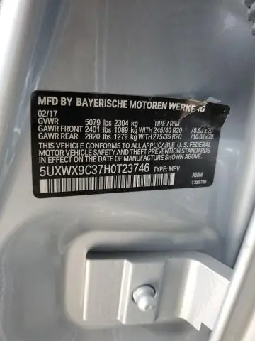2017 BMW X3 XDRIVE28I
