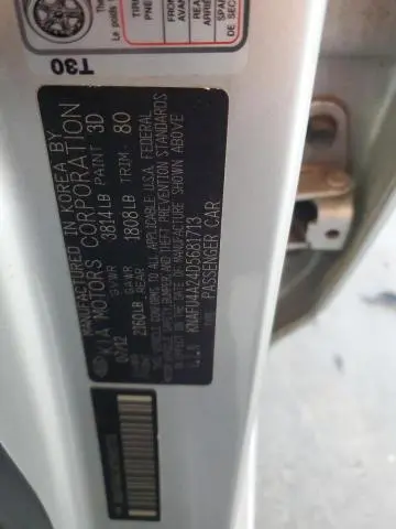 2013 KIA FORTE EX  
