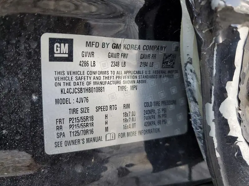 2017 BUICK ENCORE ESSENCE  