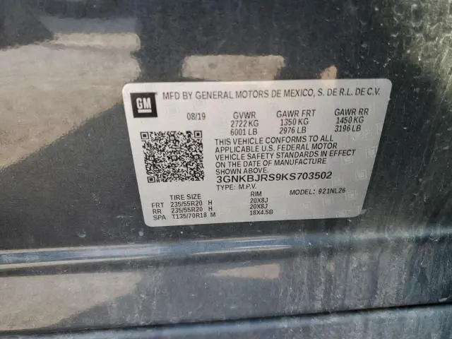 2019 CHEVROLET BLAZER RS