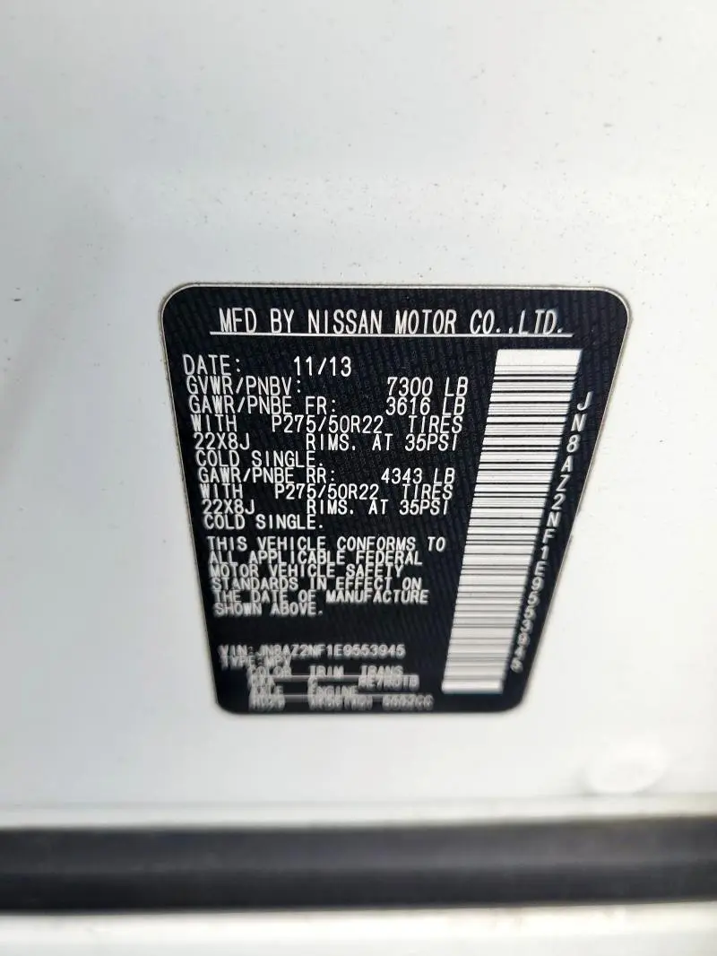 2014 INFINITI QX80   