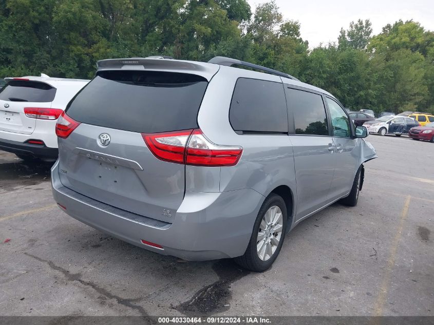 2015 TOYOTA SIENNA LE 7 PASSENGER