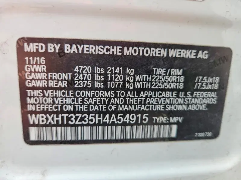 2017 BMW X1 XDRIVE28I  